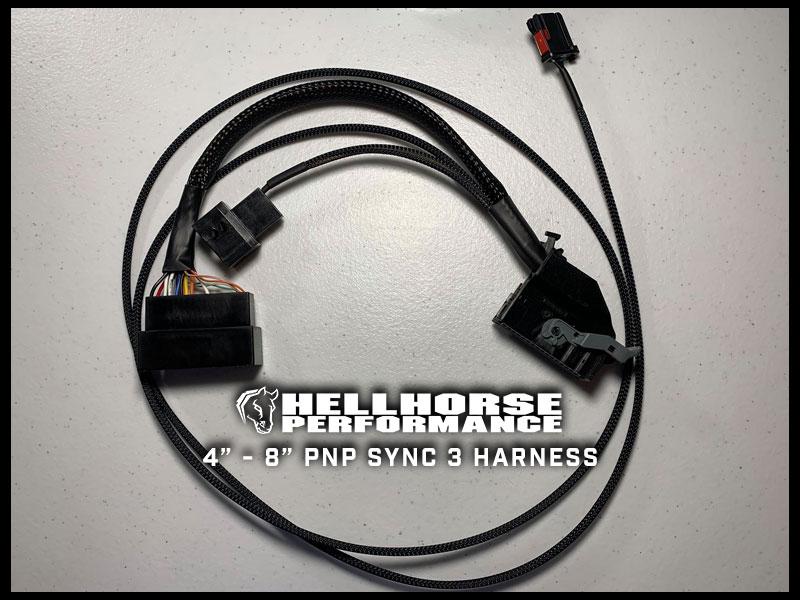 4" to 8" Plug 'n Play Conversion Harness for Sync 3 Hellhorse Performance