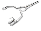 AWE Tuning S550 Mustang GT Cat-Back Exhaust - Track Edition - GT350 Valance