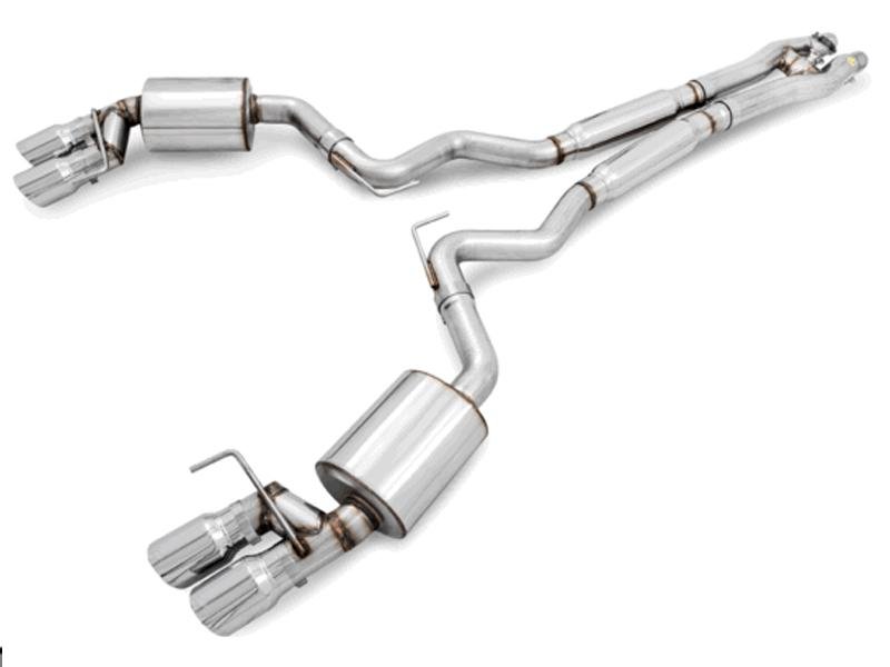 AWE Tuning S550 Mustang GT Cat-back Exhaust - SwitchPath - MPC Valance Hellhorse Performance