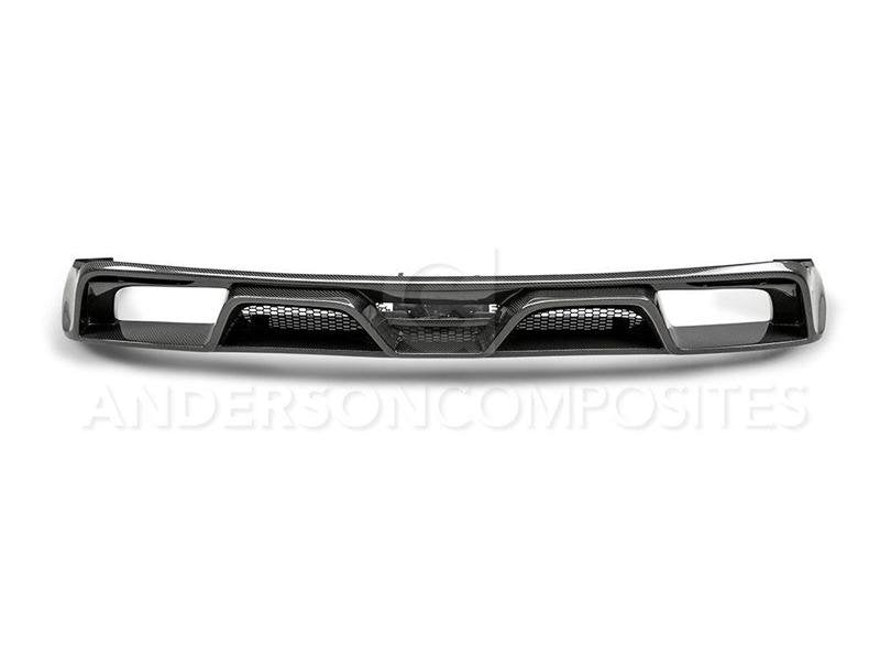 Anderson Composites 15-16 Ford Mustang R-Style Carbon Fiber Rear Valance Hellhorse Performance