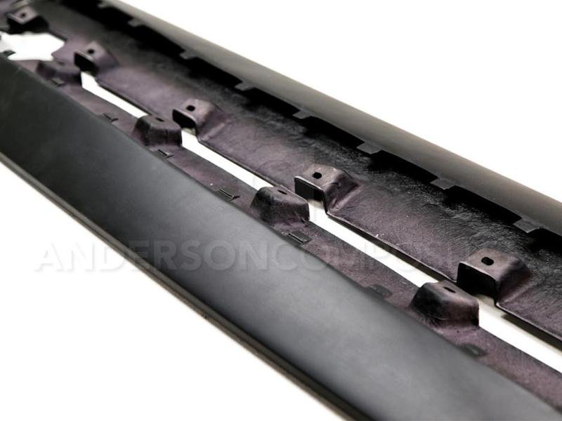 Anderson Composites 15-16 Ford Mustang Type-AR Rocker Panel Splitter: Carbon Fiber Hellhorse Performance