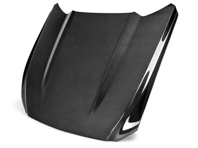 Anderson Composites 15-17 Ford Mustang Eco Boost Type-OE Double Sided Hood Hellhorse Performance