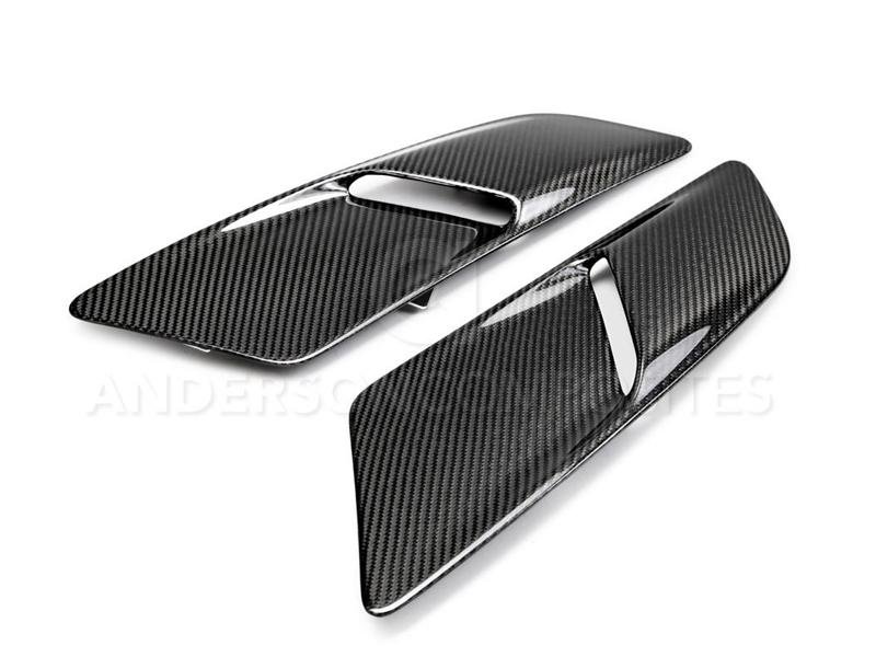 Anderson Composites 15-17 Ford Mustang GT Type-OE Hood Vents Hellhorse Performance