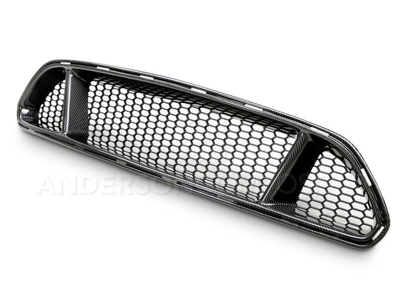 Anderson Composites 2018 Ford Mustang Type-GT Carbon Fiber Upper Grille Hellhorse Performance