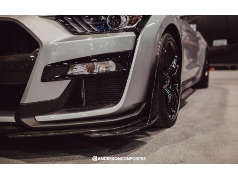 Anderson Composites AC-FBC20FDMU500 2020 Mustang Shelby GT500 Carbon Fiber Front Splitter Wickers Hellhorse Performance®
