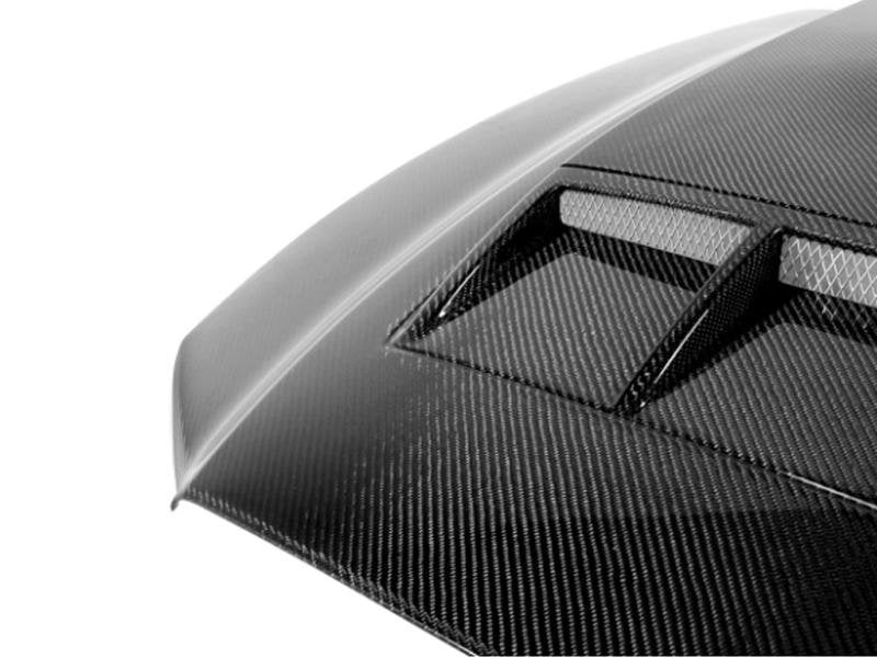 Anderson Composites Ford Mustang/Shelby GT500 and 2013-2014 GT/V6 Ram Air Type-CR Hood Hellhorse Performance