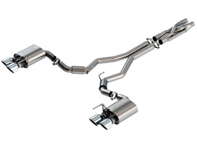 Borla ATAK 3" Cat-Back Exhaust with quad 5" tips (2020 Shelby GT500) - 140837 Hellhorse Performance®