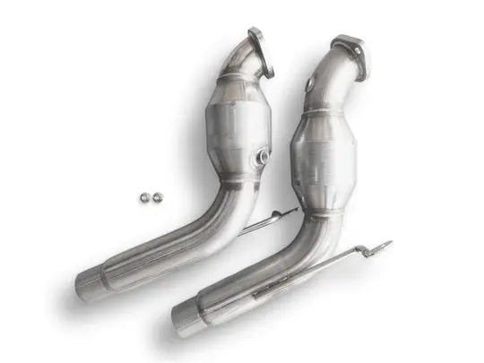 CVF Stainless Steel Catted Downpipes (2020-2022 3.0L Ford Explorer ST) SPD