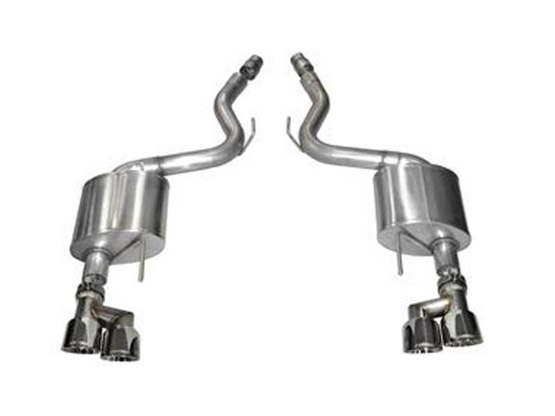 Corsa 15-16 Ford Mustang GT 5.0 3in Axle Back Exhaust Quad Tips (Sport) Hellhorse Performance