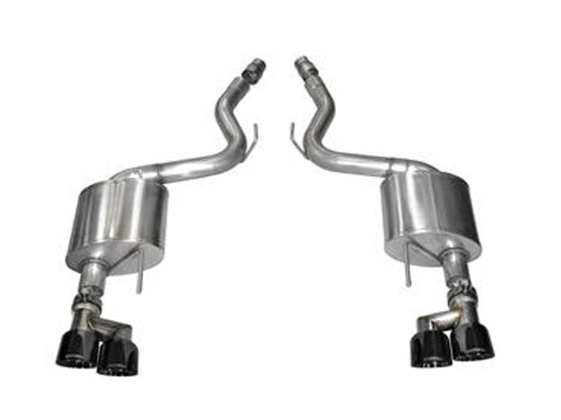 Corsa 15-16 Ford Mustang GT 5.0 3in Axle Back Exhaust Quad Tips (Sport) Hellhorse Performance