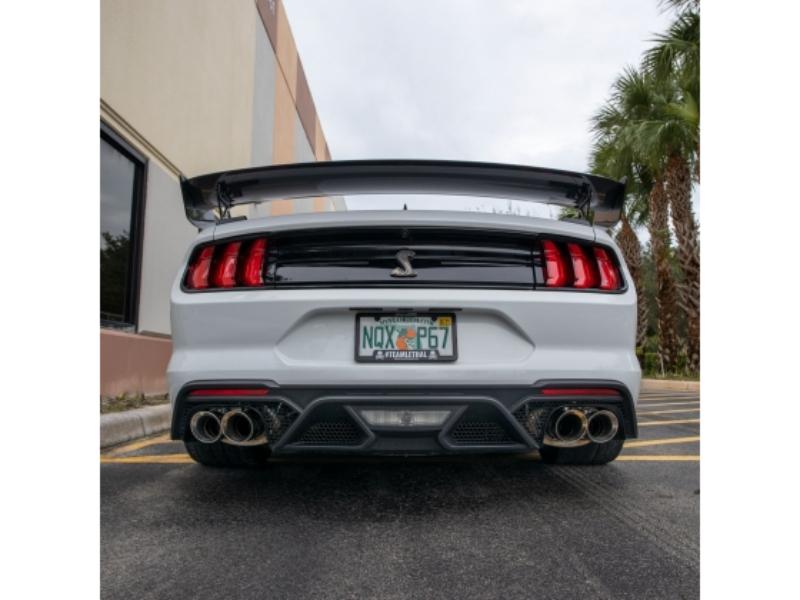 Corsa Performance 3" Dual Mode Sport / Extreme Catback Exhaust System with Double HH Pipe - 4" Black Tips (2020 5.2L Shelby GT500) Hellhorse Performance®