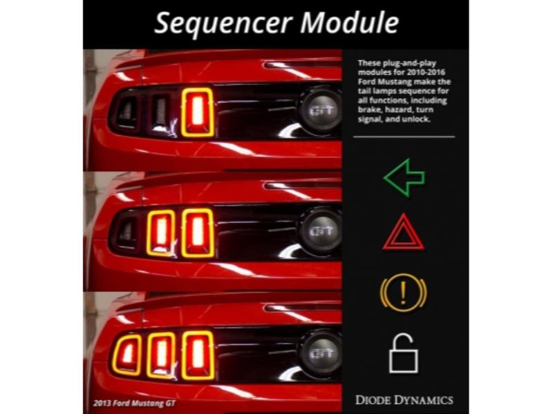 Diode Dynamics 2010-2020 Mustang Tail Light Sequencer Harness - MOD-SEQ1071 Hellhorse Performance®