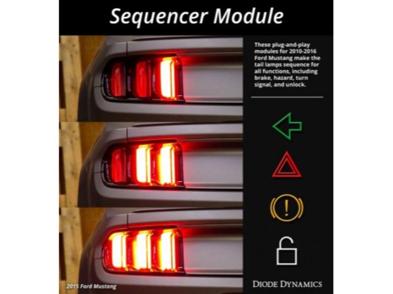 Diode Dynamics 2010-2020 Mustang Tail Light Sequencer Harness - MOD-SEQ1071 Hellhorse Performance®
