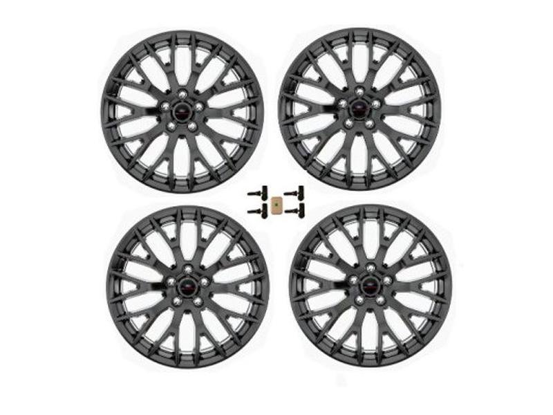Ford Racing 15-16 Mustang GT 19X9 and 19X9.5 Wheel Set with TPMS Kit - Matte Black Hellhorse Performance