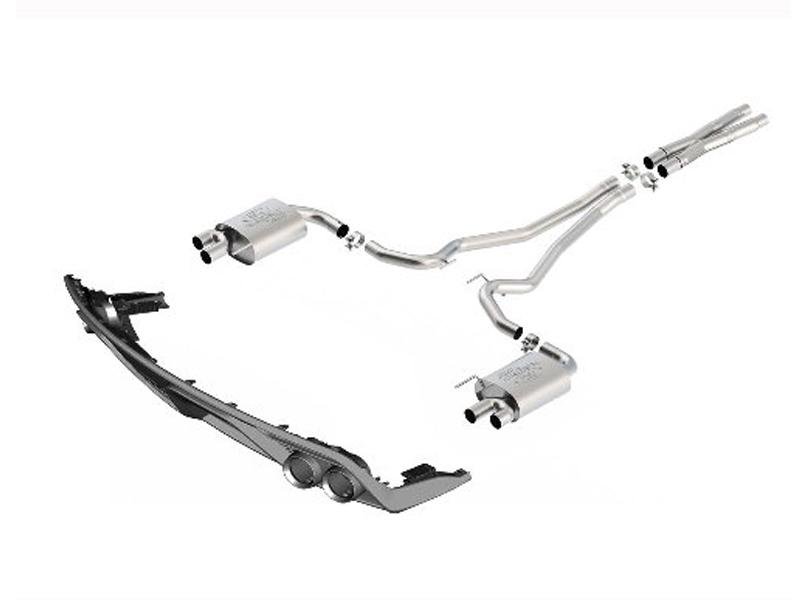 Ford Racing 2015 Mustang 5.0L Sport Cat-Back Exhaust System w/ GT350 Tips Hellhorse Performance