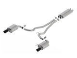 Ford Racing 2016 Mustang 5.0L EC-Type Cat-Back Exhaust System Black Chrome