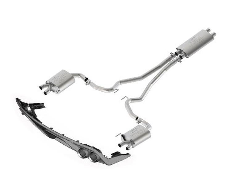 Ford Racing 2016 Mustang 5.0L EC-Type Cat-Back Exhaust System w/ GT350 Tips Hellhorse Performance
