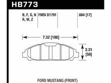 Load image into Gallery viewer, Hawk 15-17 Ford Mustang DTC-30 Front Brake Pads Hellhorse Performance