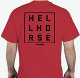 Hellhorse Short Sleeve T-Shirt - Square Design