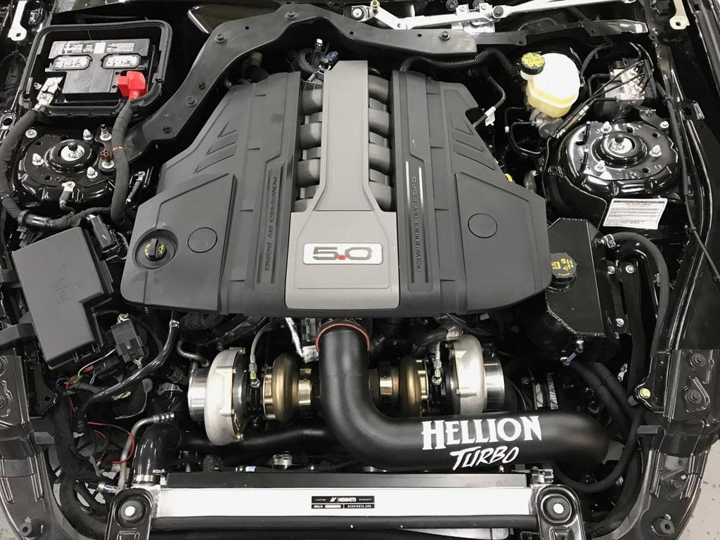 Hellion 2018+ Ford Mustang GT Twin Turbo System (18-19 Mustang GT) Hellhorse Performance