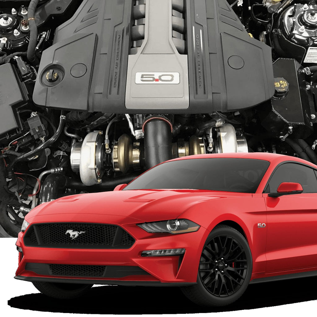 Hellion 2018+ Ford Mustang GT Twin Turbo System (18-19 Mustang GT) Hellhorse Performance
