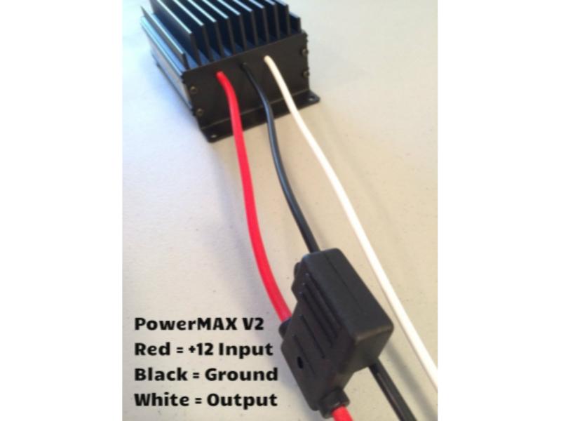JMS P2020 PowerMAX v2 FuelMAX - DUAL OUTPUT Fuel Pump Voltage Booster - Activation by MAF/MAP/TPS or Ground - Spline In (03-04 Cobra / 07-2014 Shelby GT500 / 2020+ Shelby GT500) Hellhorse Performance®
