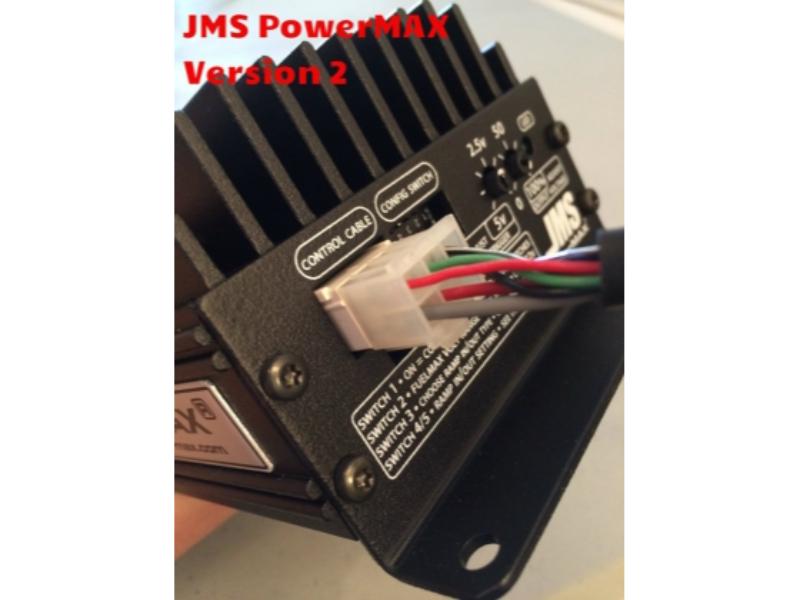 JMS P2020 PowerMAX v2 FuelMAX - DUAL OUTPUT Fuel Pump Voltage Booster - Activation by MAF/MAP/TPS or Ground - Spline In (03-04 Cobra / 07-2014 Shelby GT500 / 2020+ Shelby GT500) Hellhorse Performance®