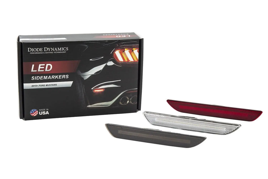 LED Sidemarkers for 2015-2023 Ford Mustang (pair) Hellhorse Performance®