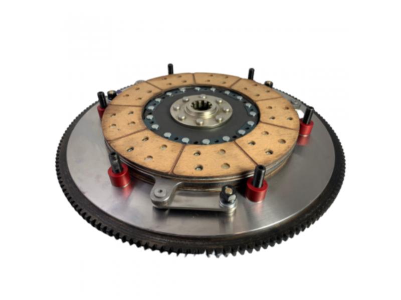 Lethal Performance LPXHD Twin Disc Clutch Kit - 8 Bolt Lightweight Steel Flywheel, 23 Spline, 1,000 HP (2011-2017 Mustang GT) Lethal Performance