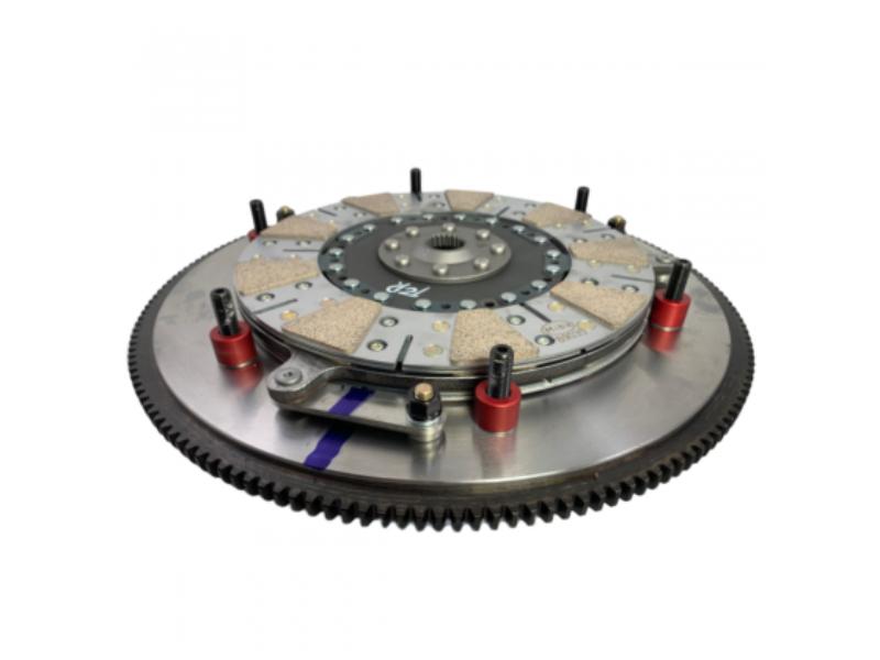 Lethal Performance LPXHD Twin Disc Clutch Kit - 8 Bolt Lightweight Steel Flywheel, 26 Spline, 1,000 HP (2005-2010 Mustang GT, 03-04 Cobra w/Upgraded Shaft) Lethal Performance