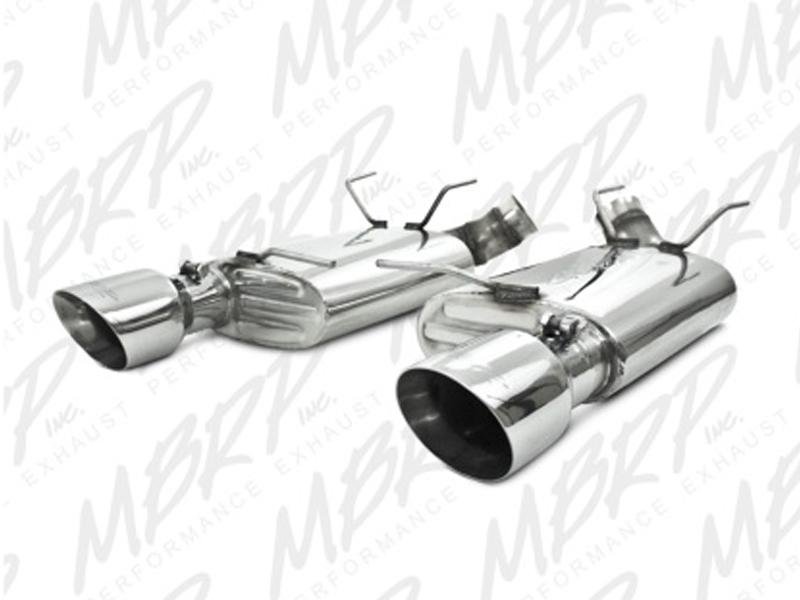 MBRP 11 Ford Mustang GT 5.0 3in Dual Muffler Axle Back Split Rear T304 Exhaust System Hellhorse Performance