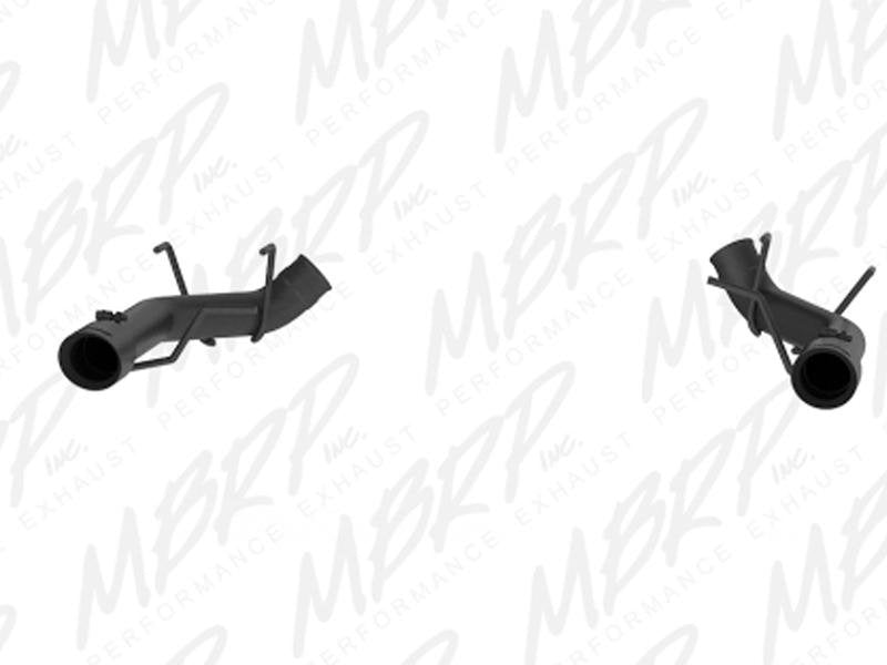 MBRP 2011-2014 Ford Mustang GT 3in Dual Axle Back Muffler Delete - Black Hellhorse Performance