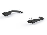 MBRP 2018 Ford Mustang GT 2.5in Black Coated Non Active Dual Axle Back Exhaust - 4in Dual Wall Tips