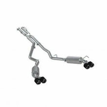 Load image into Gallery viewer, MBRP Cat Back Exhaust System - 2.5&quot;, Dual Rear, Quad Carbon Fiber Tips, T304 Stainless Steel (2020-2023 Explorer ST) MBRP