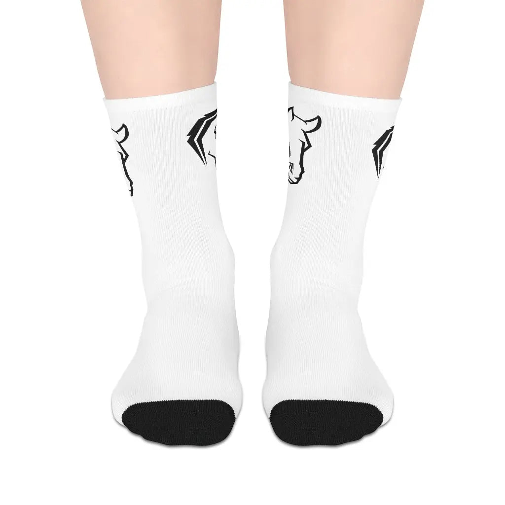 Mid-length Socks  Hellhorse Branded Printify