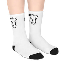 Load image into Gallery viewer, Mid-length Socks  Hellhorse Branded Printify