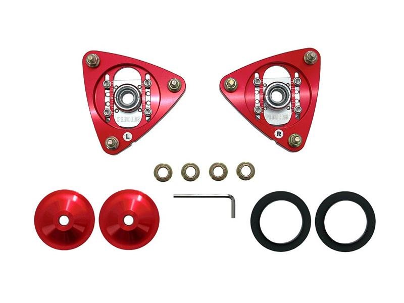 Pedders 2015+ Ford Mustang Front Strut Mount Adjustable Camber Plates (for Kit ped-160099) Hellhorse Performance