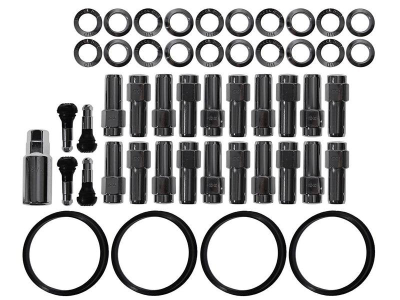 Race Star Industries End Lug Nut Kit for Direct Drilled Wheels - 14mm X 1.50 (Full Kit) Hellhorse Performance