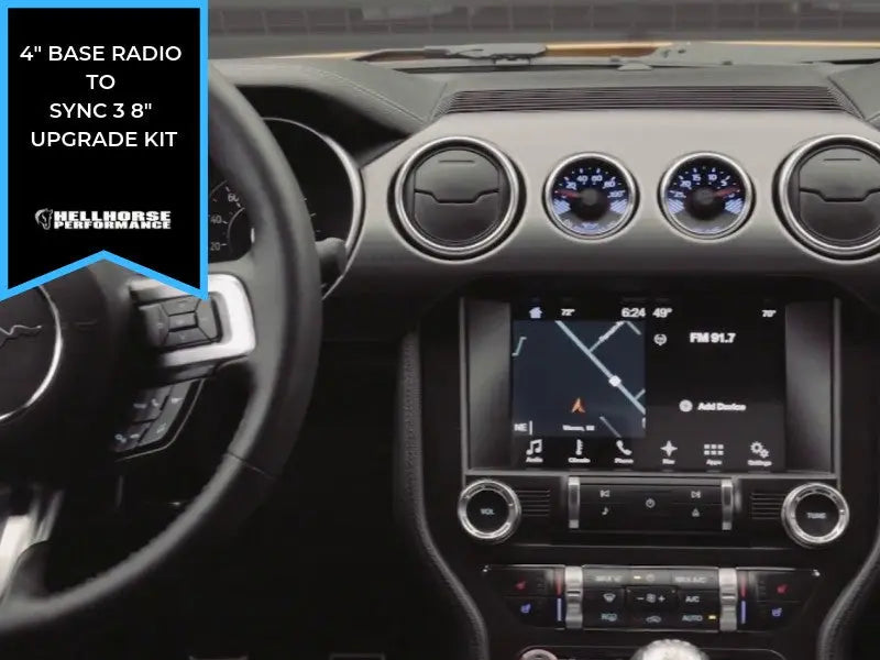 *SCRATCH AND DENT* 2015-2023 Mustang 4" to 8" Touchscreen Conversion w/ SYNC 3 (15-22 Mustang) Hellhorse Performance