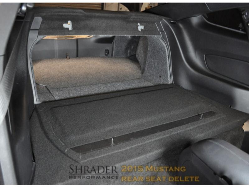 Shrader Performance 2015-2020 Mustang Rear Seat Delete (Coupe) - RSD1516 Hellhorse Performance®