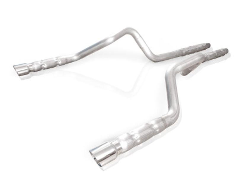 Stainless Works 2011-14 Mustang GT/2011-2012 Shelby GT500 3in Catback Retro Chambered Mufflers Hellhorse Performance