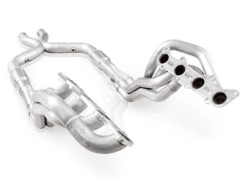 Stainless Works 2011-14 Mustang GT Headers 1-7/8in Primaries High-Flow Cats 3in X-Pipe Hellhorse Performance