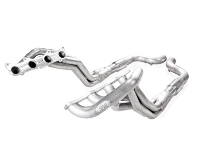 Stainless Works 2015-16 Mustang GT Headers 1-7/8in Primaries 3in High-Flow Cats Factory Connection Hellhorse Performance