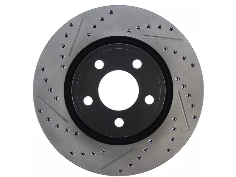 StopTech 15-17 Ford Mustang Sport Slotted & Drilled Front Right Rotor Hellhorse Performance