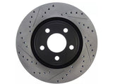 StopTech 15-17 Ford Mustang Sport Slotted & Drilled Front Right Rotor