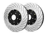 StopTech 15-18 Ford Mustang GT (w/ Brembo Calipers) AeroRotor 2pc Drilled Front Rotor (Pair)