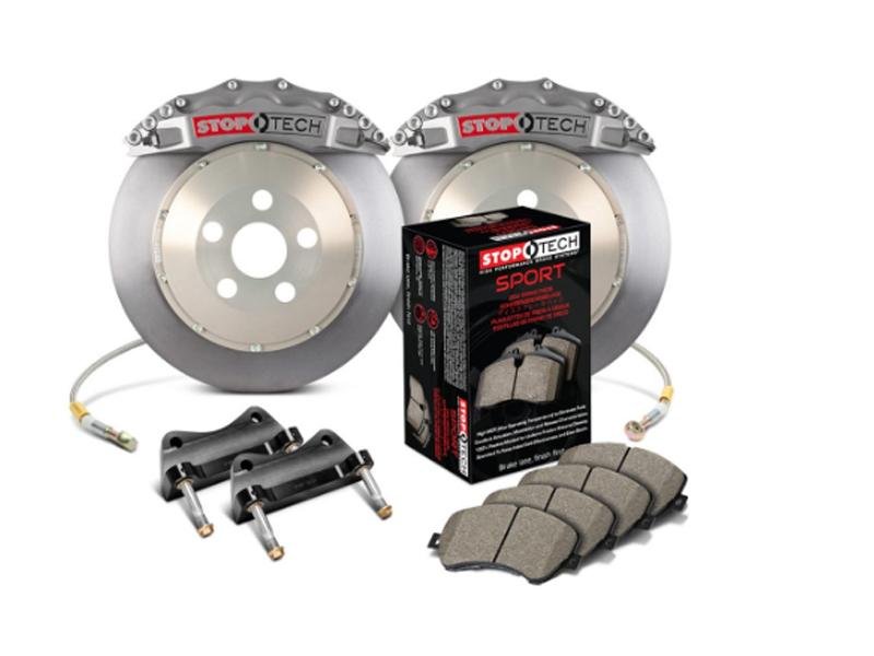 StopTech 2015 Ford Mustang GT Front BBK w/ Black ST-60 Caliper Upgrade Kit 360x32mm Rotors Hellhorse Performance
