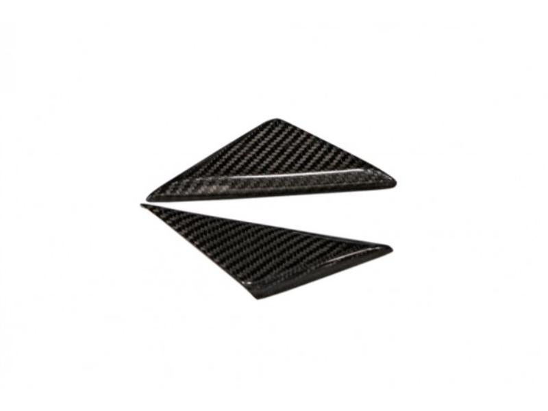 TruCarbon 2015+ Mustang Carbon Fiber LG247 Mirror Triangle Covers Hellhorse Performance®