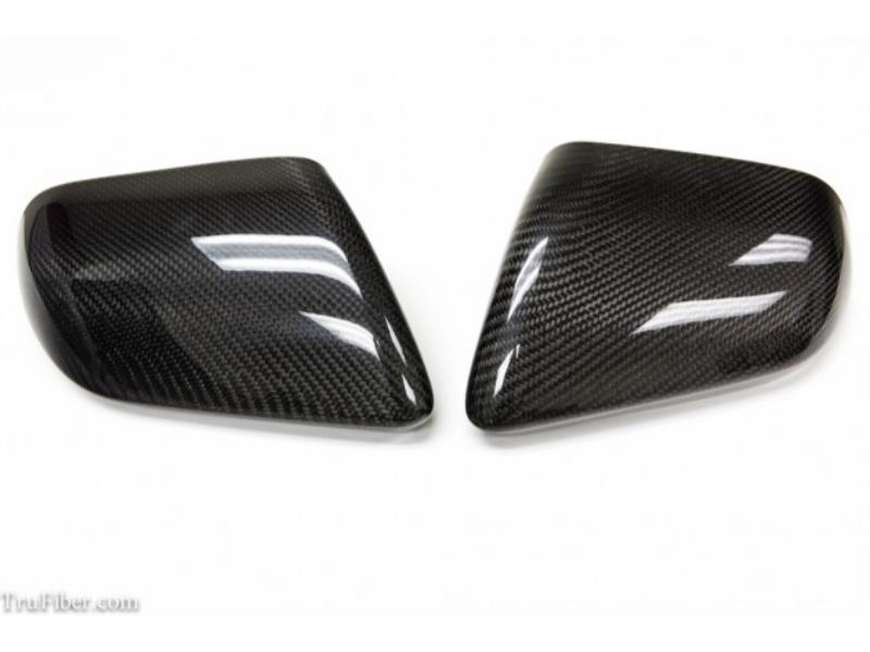 TruCarbon S550 Mustang Carbon Fiber LG242 Mirror Covers (NO Turn Signal Light Cut-out) Hellhorse Performance®