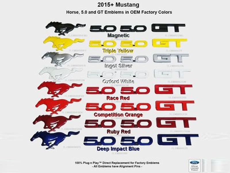 UPR Products 15-19 Mustang Gt Emblem Package Hellhorse Performance®